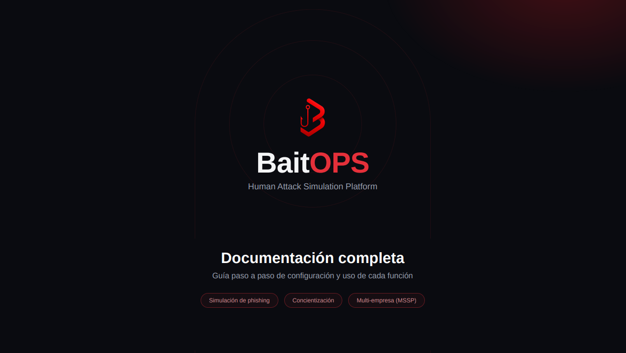 Portada de la documentación oficial de BaitOPS